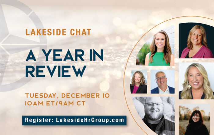 A Year in Review Lakeside Chat Invitation