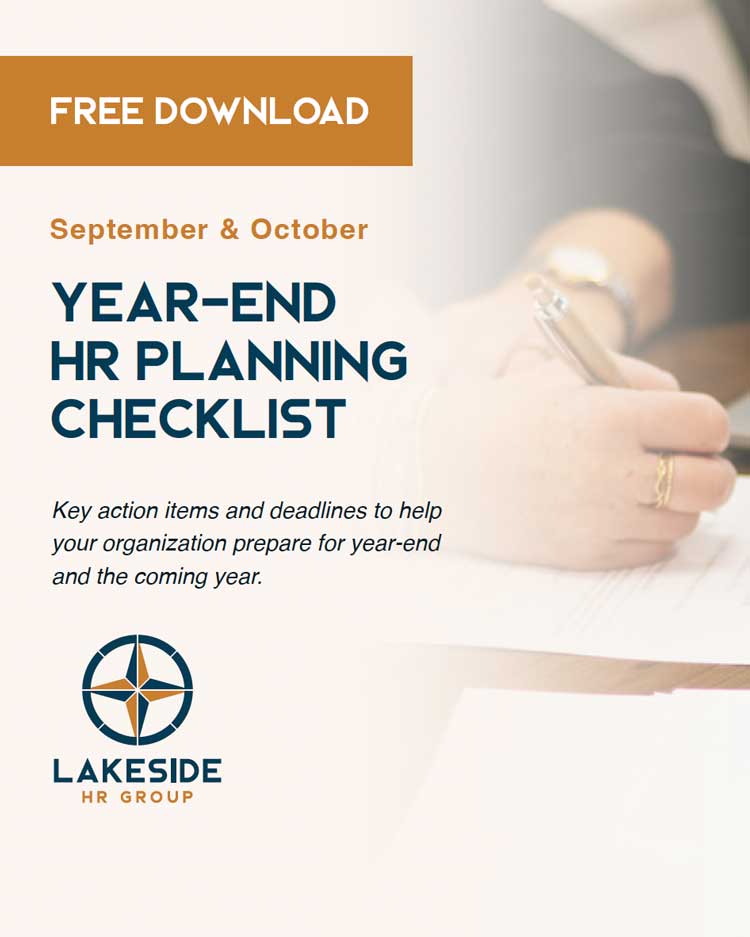 year-end HR planning checklist: key action items and deadlines to help your organization - Free Download